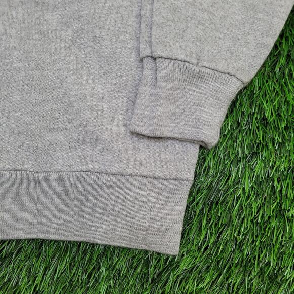 Vintage 90s MOD Blank Sweatshirt XS/S 19x23 Gray Colorblock - Picture 10 of 10